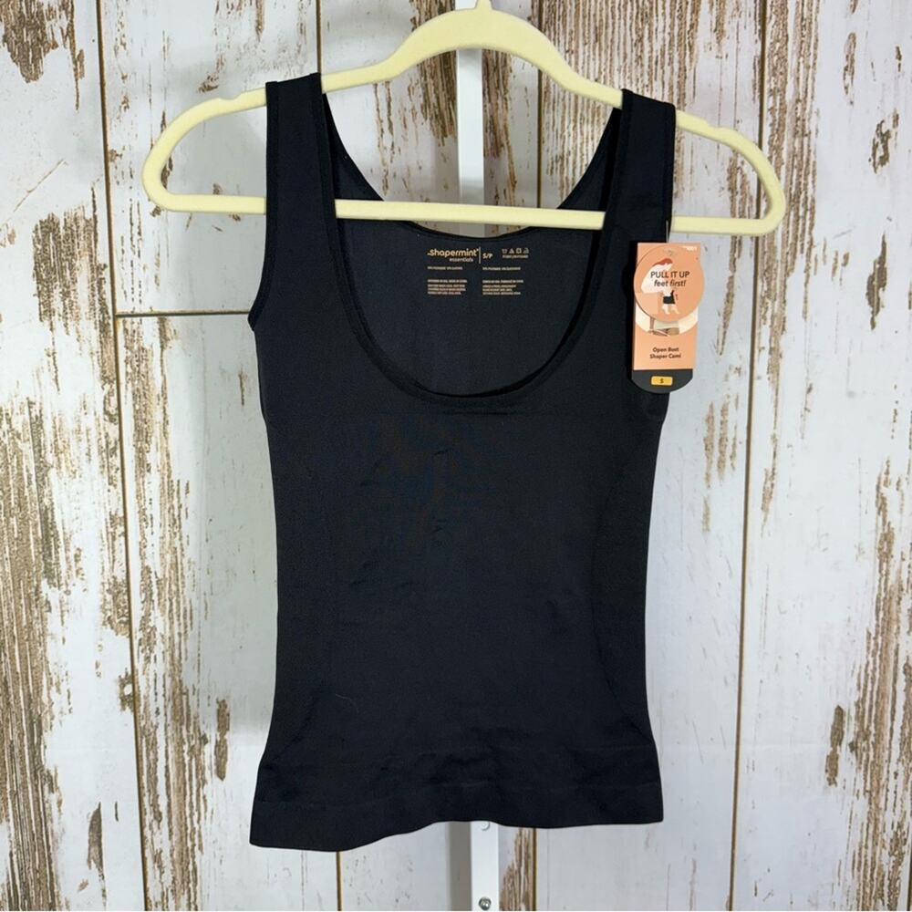 NWT, Shapermint Essential Black Shapewear Tank. Size Small